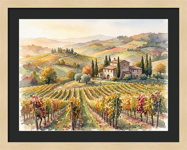 Lush Vineyard Tranquility