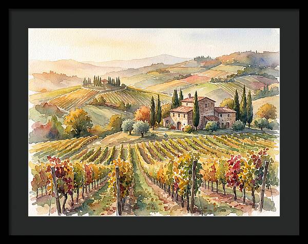 Lush Vineyard Tranquility