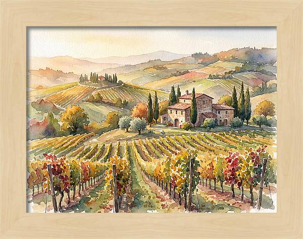Lush Vineyard Tranquility