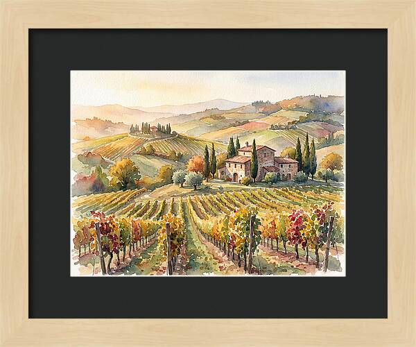 Lush Vineyard Tranquility