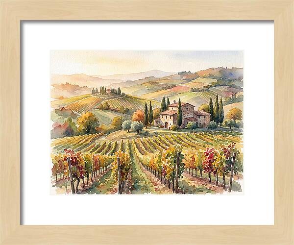 Lush Vineyard Tranquility