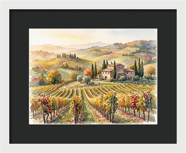Lush Vineyard Tranquility