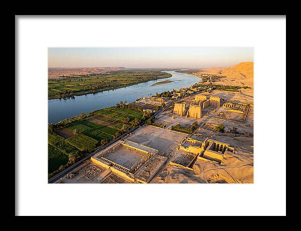 Luxor And The Nile At Golden Hour