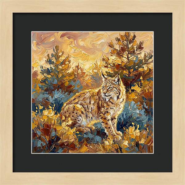Lynx In A Mediterranean Landscape