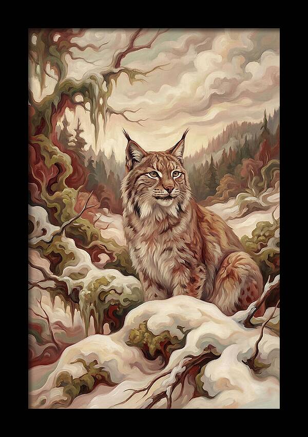 Lynx In A Winter Wonderland
