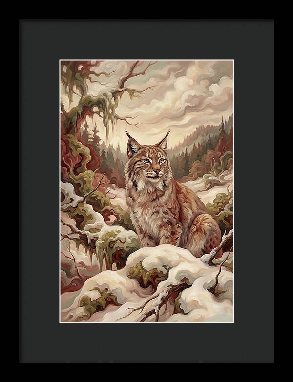 Lynx In A Winter Wonderland