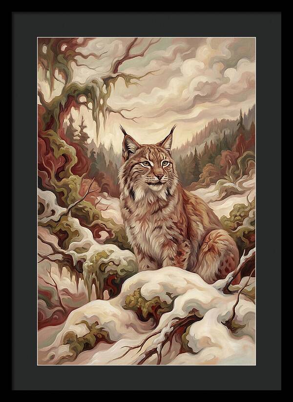 Lynx In A Winter Wonderland