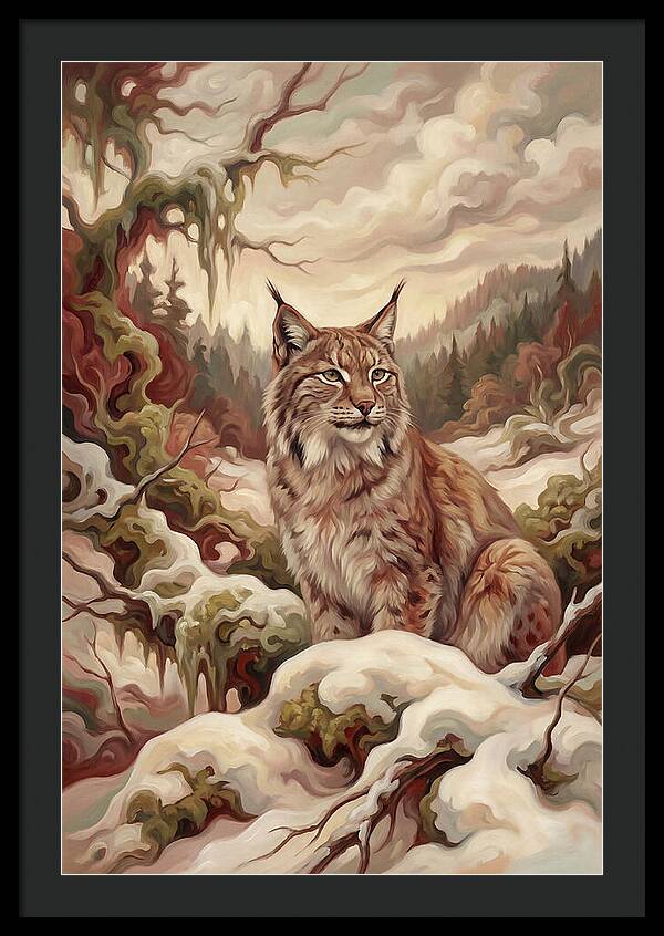 Lynx In A Winter Wonderland