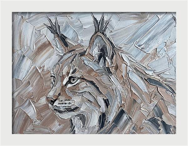 Lynx In Earthy Tones