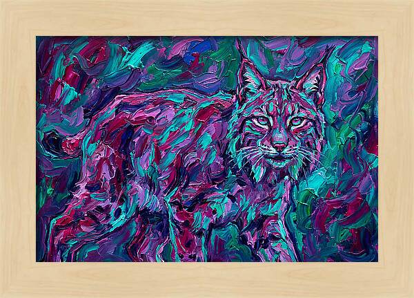 Lynx In Expressionist Colors
