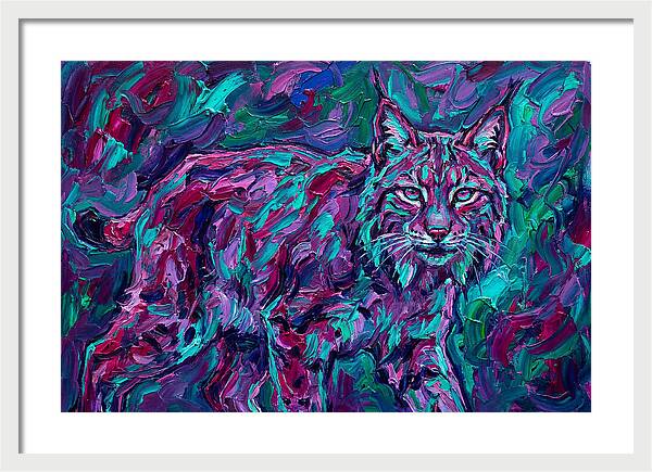 Lynx In Expressionist Colors
