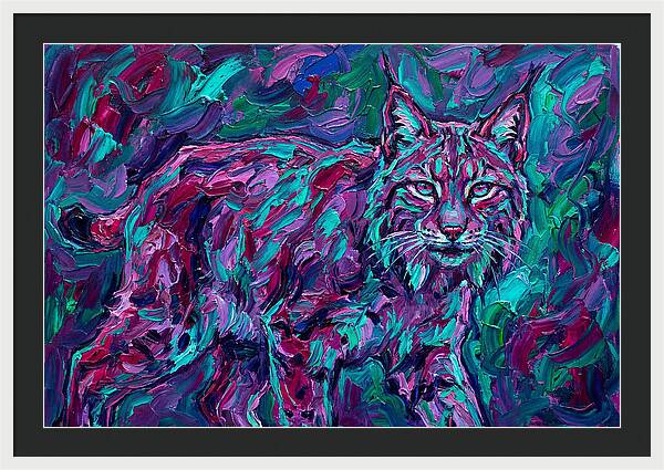 Lynx In Expressionist Colors