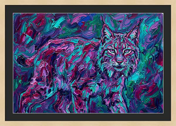 Lynx In Expressionist Colors