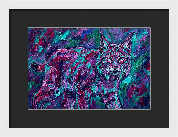 Lynx In Expressionist Colors