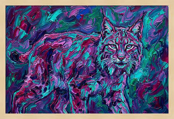 Lynx In Expressionist Colors