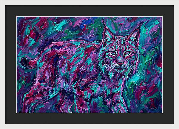 Lynx In Expressionist Colors