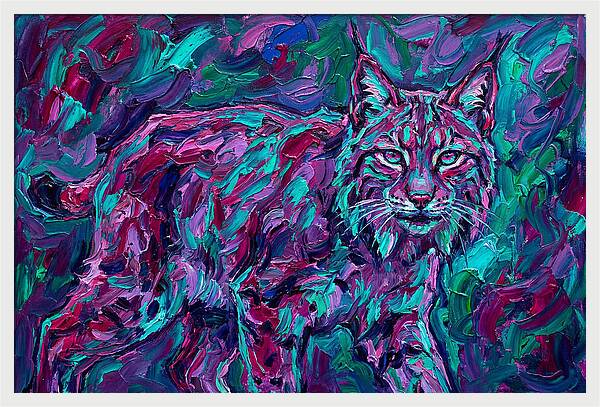 Lynx In Expressionist Colors