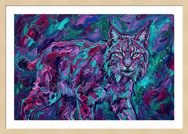 Lynx In Expressionist Colors