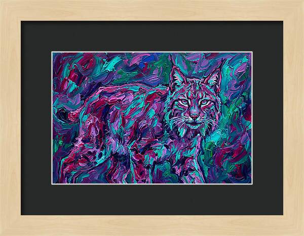 Lynx In Expressionist Colors