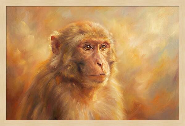 Macaque In Light
