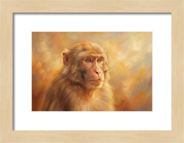 Macaque In Light