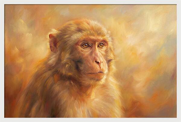 Macaque In Light