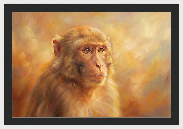 Macaque In Light