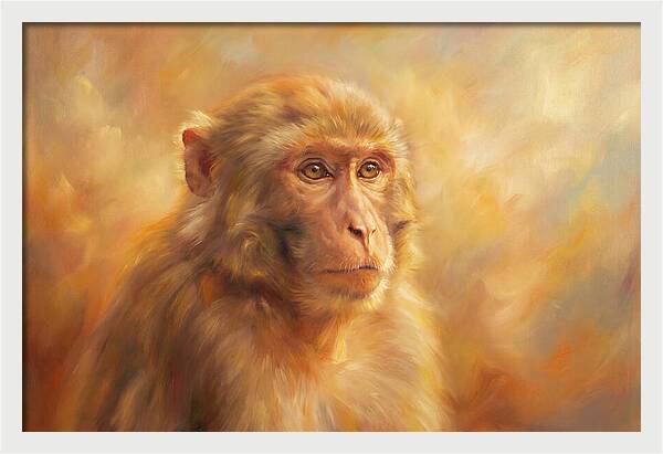 Macaque In Light