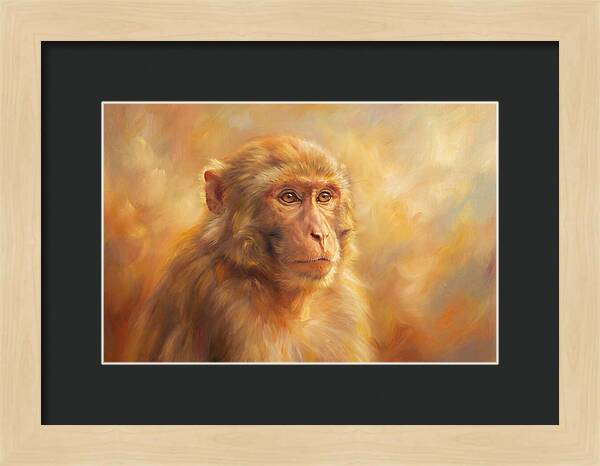 Macaque In Light