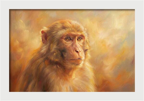 Macaque In Light