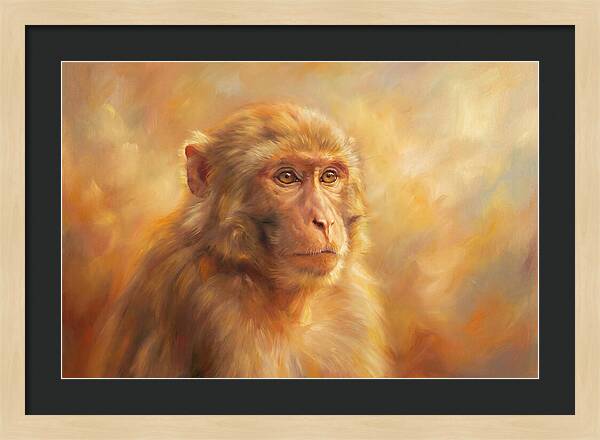 Macaque In Light