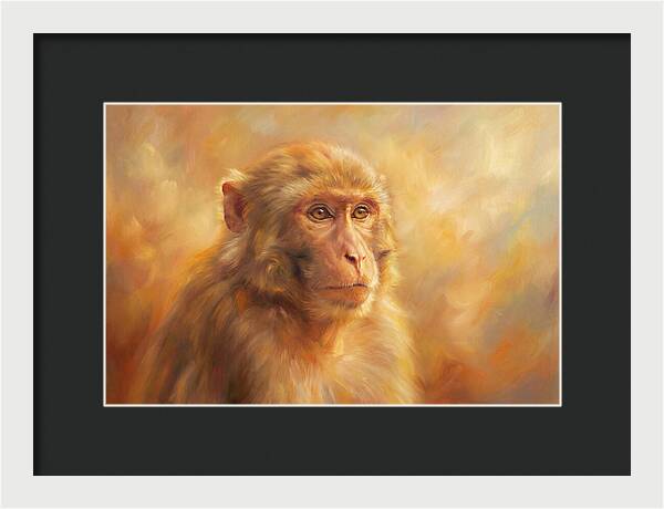 Macaque In Light