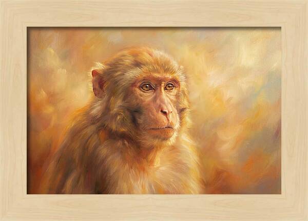 Macaque In Light