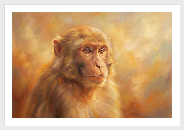 Macaque In Light