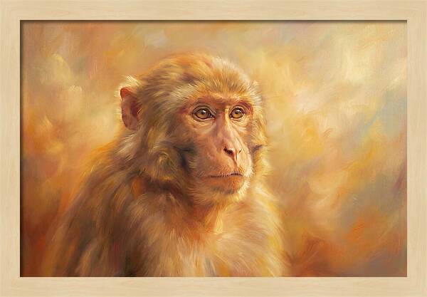 Macaque In Light