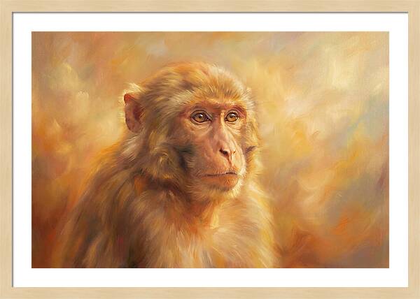 Macaque In Light