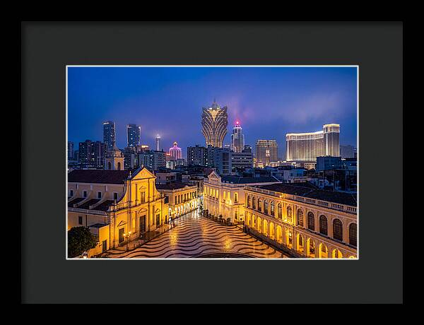 Macau Skyline At Blue Hour