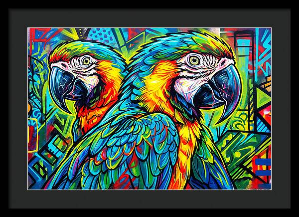 Macaws In Vibrant Colors