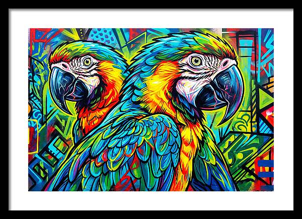 Macaws In Vibrant Colors