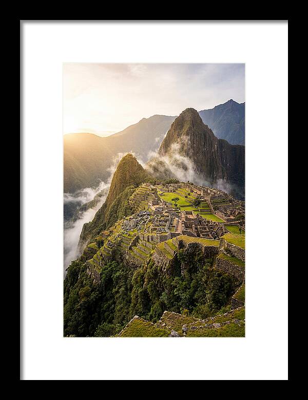 Machu Picchu At Sunrise