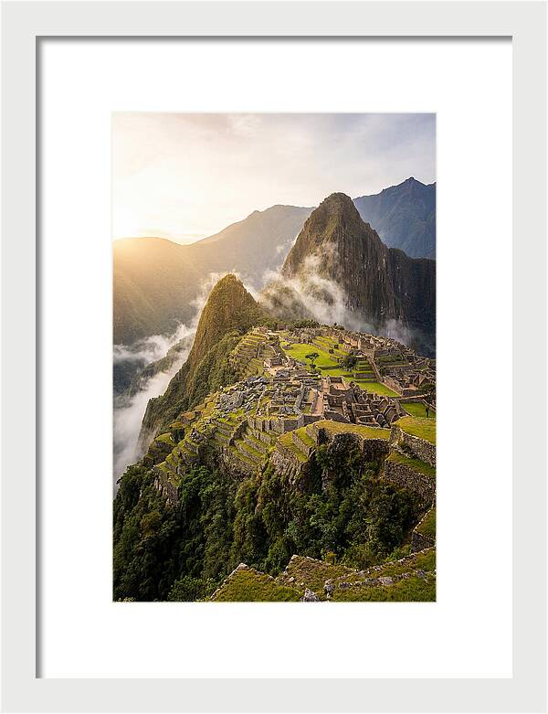 Machu Picchu At Sunrise