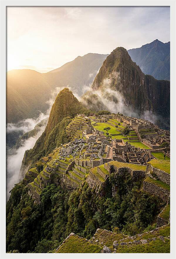 Machu Picchu At Sunrise