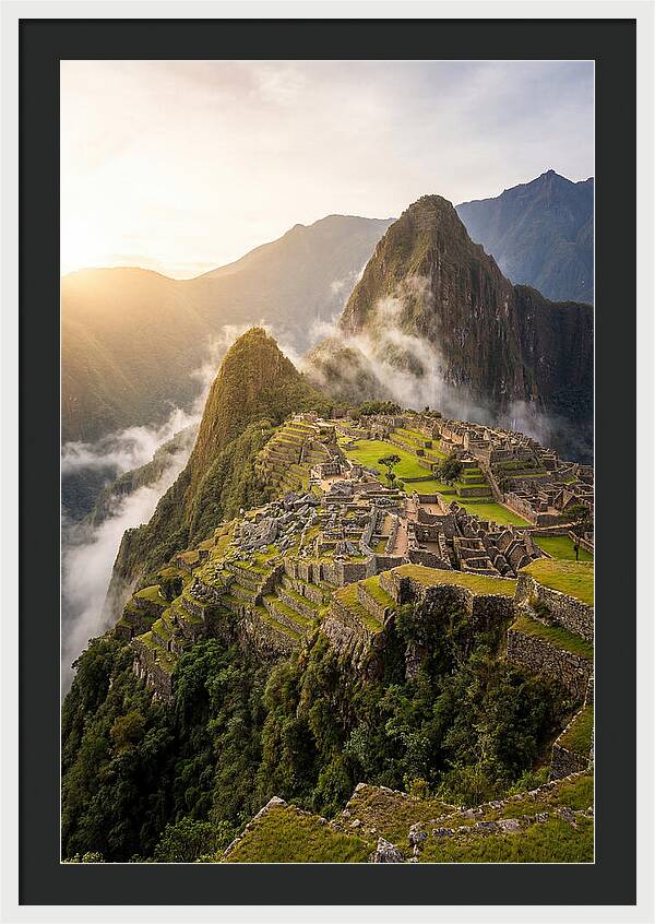 Machu Picchu At Sunrise