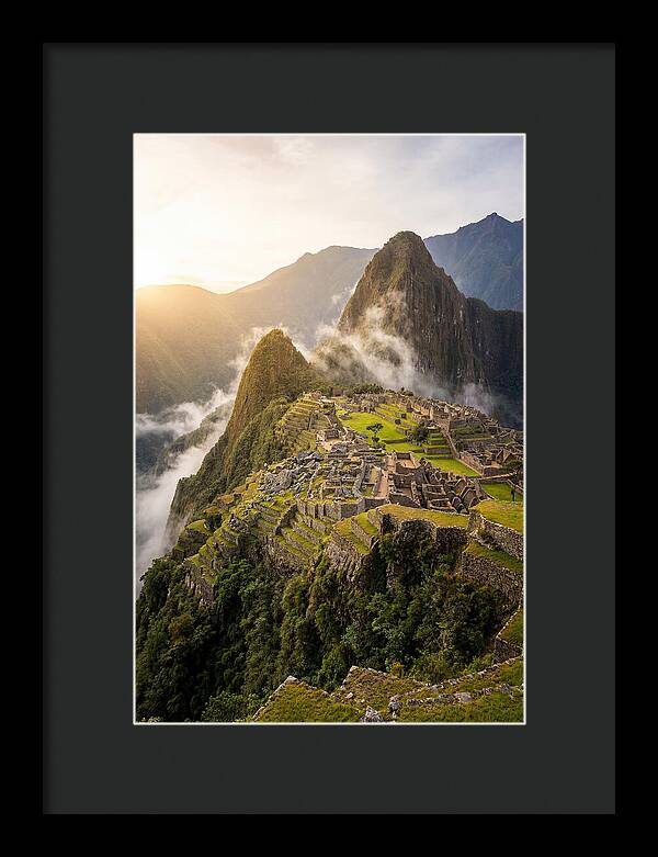 Machu Picchu At Sunrise