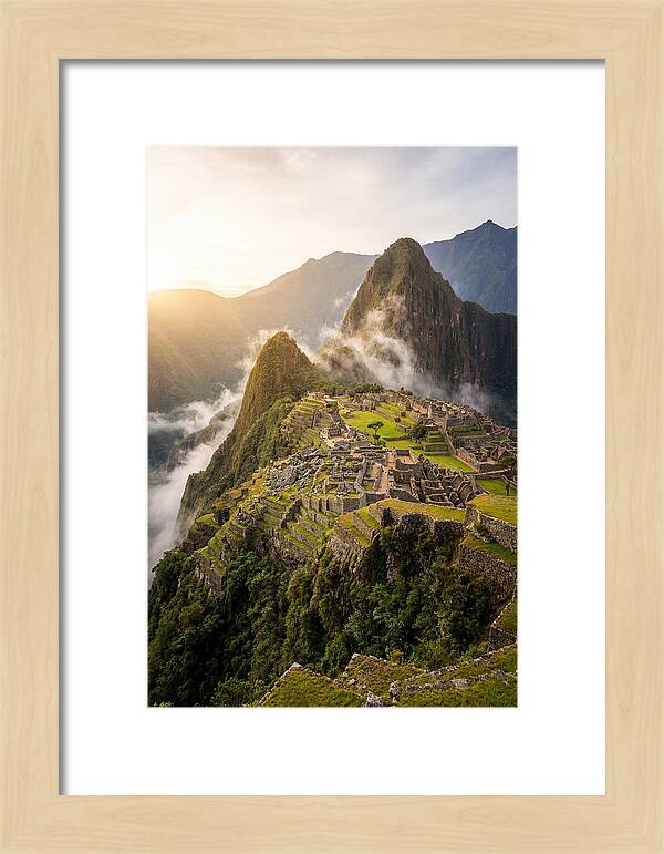 Machu Picchu At Sunrise