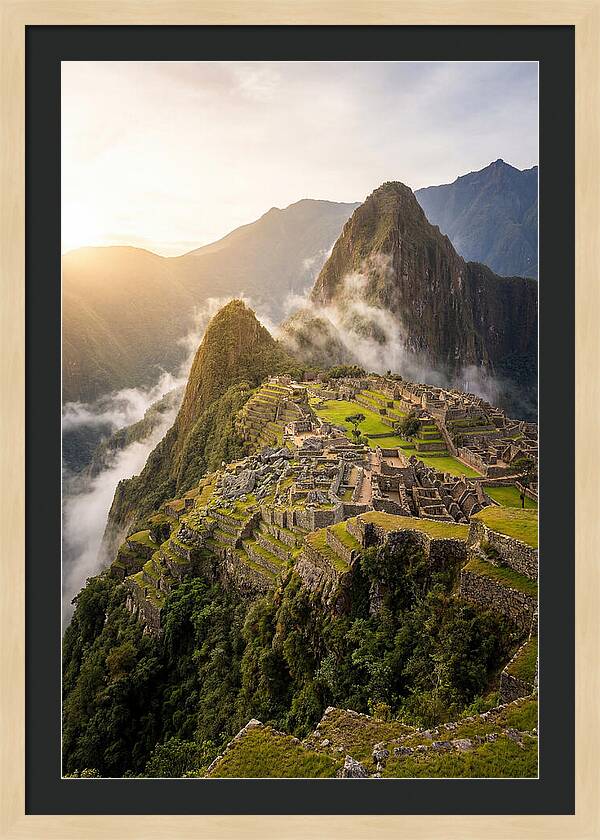 Machu Picchu At Sunrise
