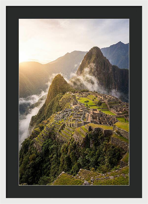 Machu Picchu At Sunrise