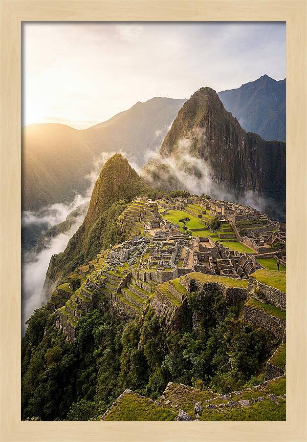 Machu Picchu At Sunrise