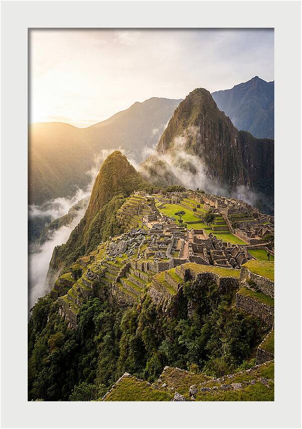 Machu Picchu At Sunrise