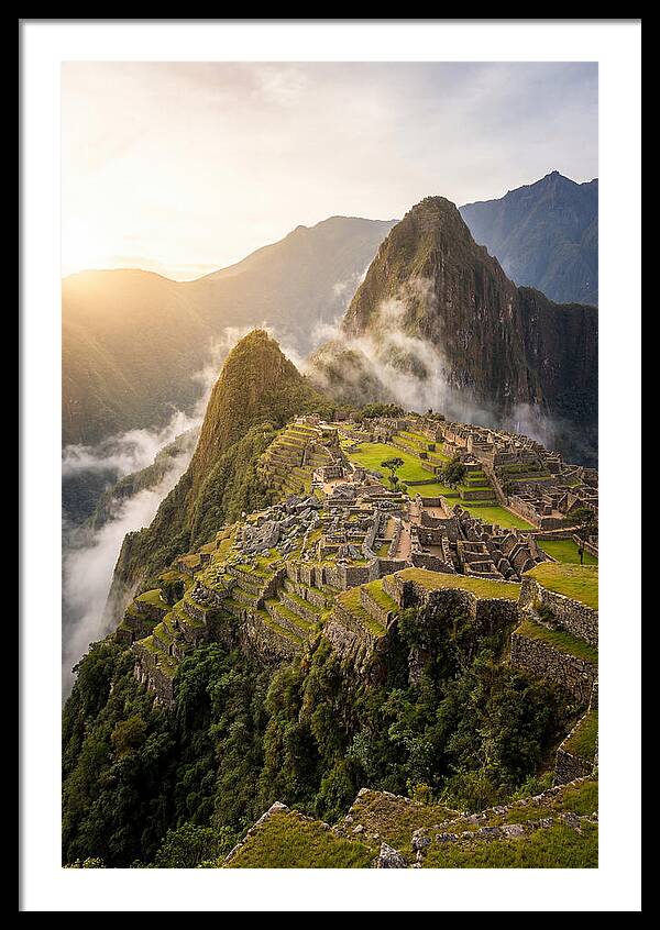Machu Picchu At Sunrise